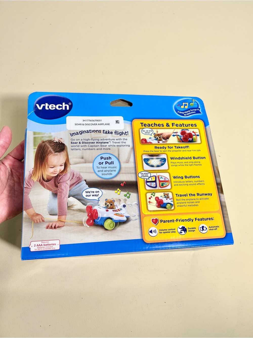 VTech Soar & Discover Airplane Interactive Learning Music Toy 9–36 Months New - Picture 3 of 5